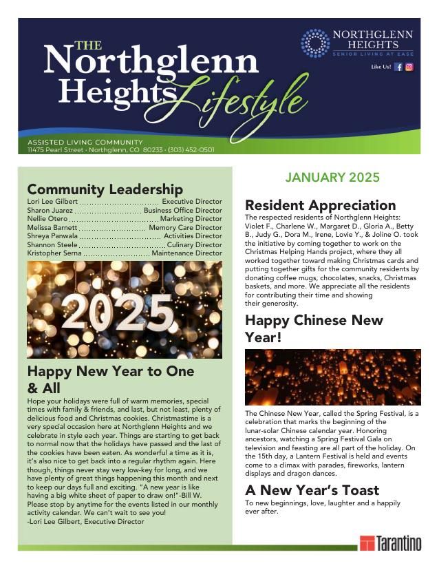 Assisted Living Current Newsletter