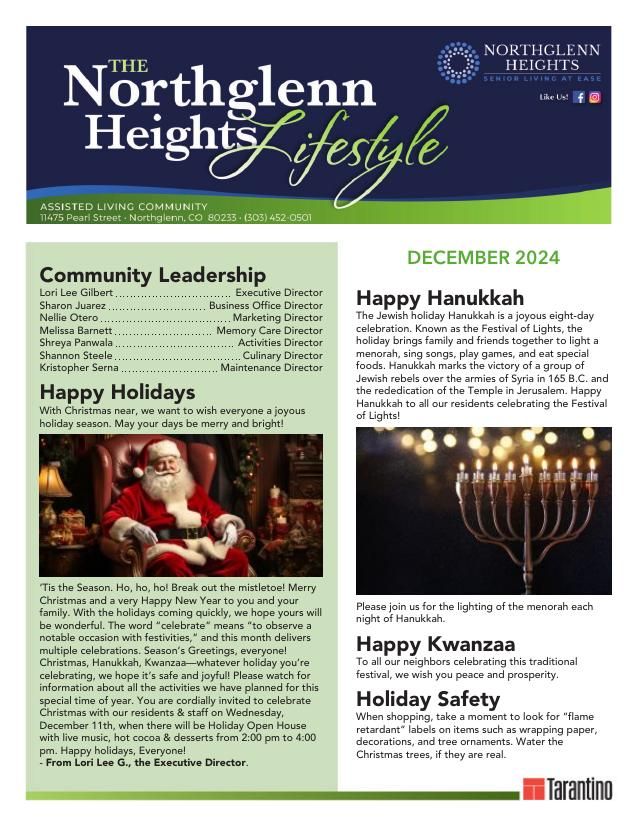 Assisted Living Current Newsletter